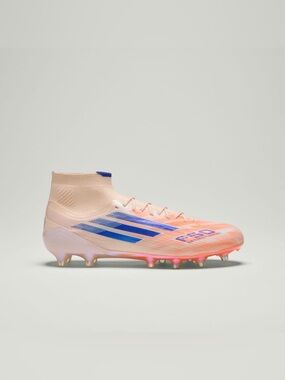 Adidas F50 Sparkfusion Elite Mid FG AG Soccer Cleats Orange Womens Sz 5.5 JH7647
